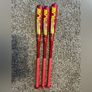 New Youth Rawlings Brave Baseball Bats Lot Two 26in And One 27in -12 Three Bats
